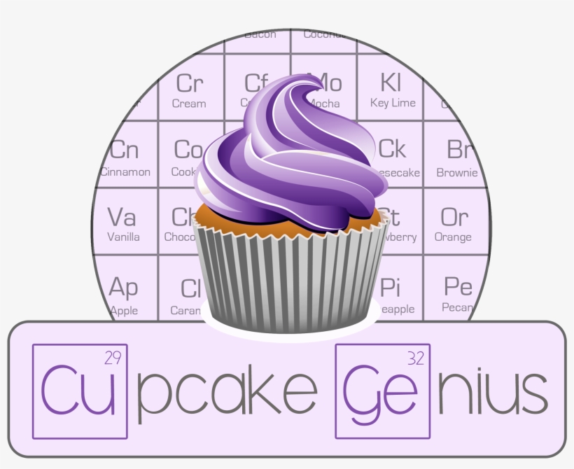 Cupcake Genius Logo, transparent png download