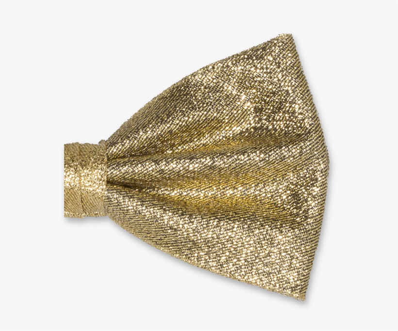 Bow Tie Gold Glitter - Gold Bow Glitter Png, transparent png download