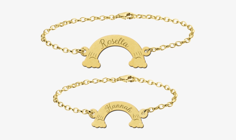 Moeder Dochter Armband Zilver Goud, transparent png download