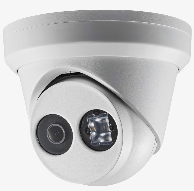 4mp Ir Fixed Turret Network Camera - Hikvision Ds 2cd2343g0, transparent png download