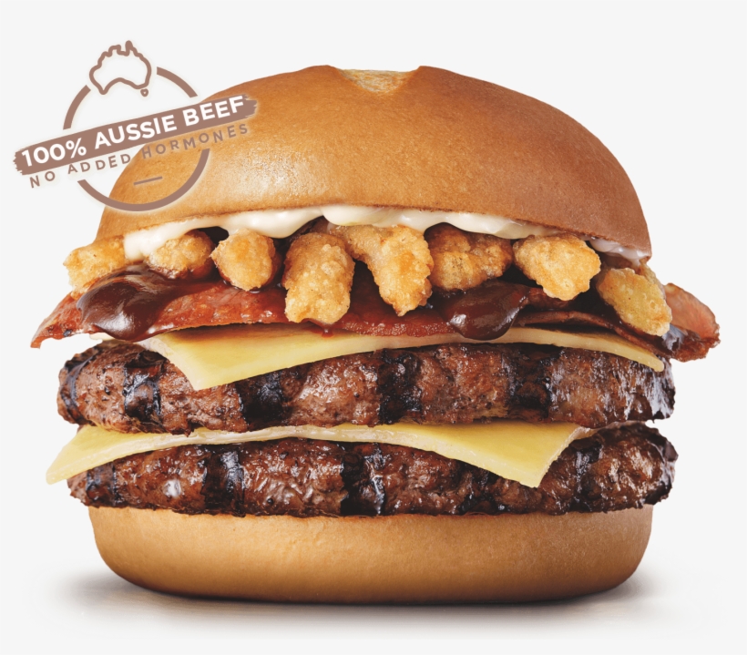 Grill Masters Ultimate Smokey Bbq Angus - Hungry Jacks Smokey Bbq Angus, transparent png download