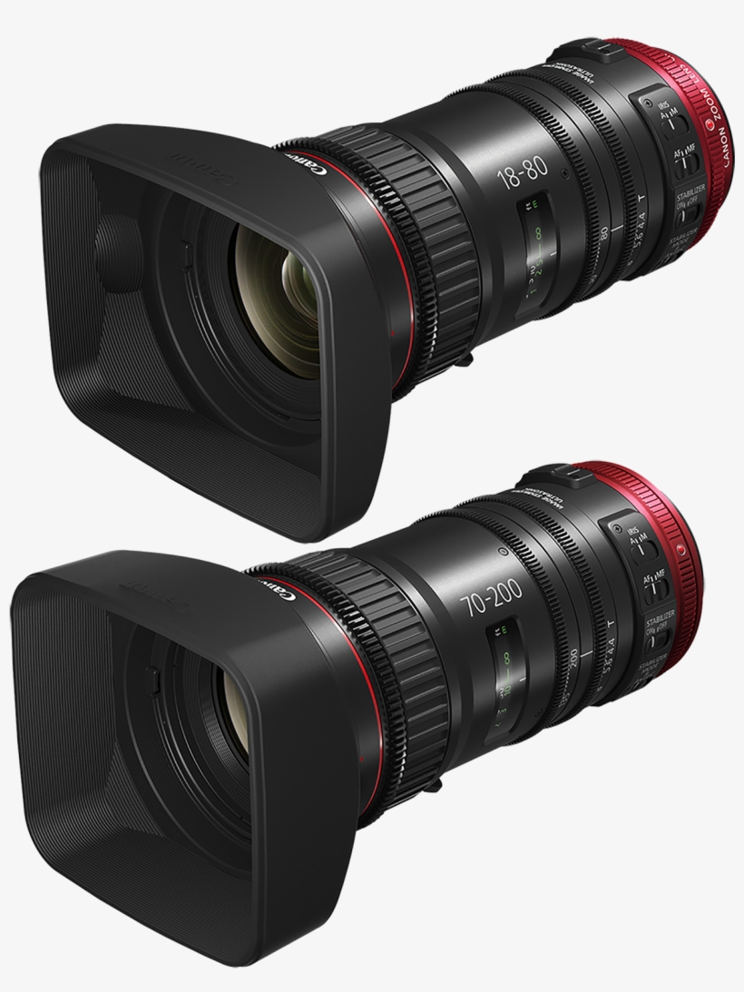 New Compact Servo Is Cine Zoom Package Added - Canon Cn E 70 200, transparent png download