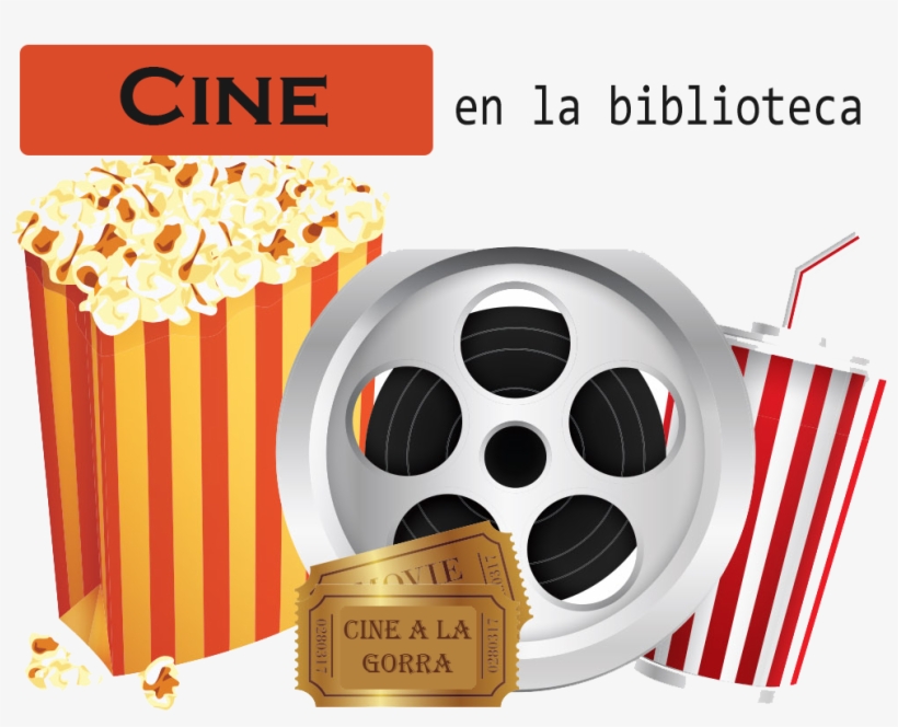 Ciclo De Cine Para Chicos En La Biblioteca - Pop Corn Vector Png, transparent png download