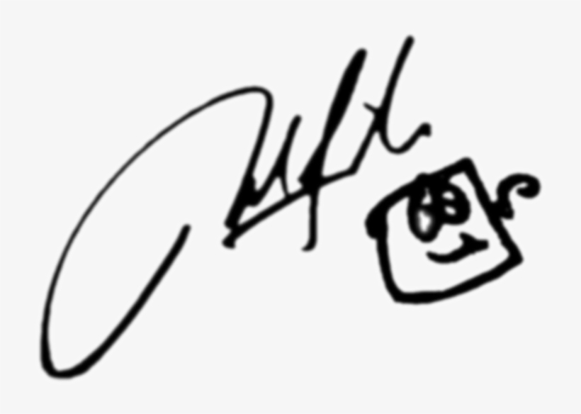 “your Blog Is Now Signed By Markiplier ” - Calligraphy, transparent png download