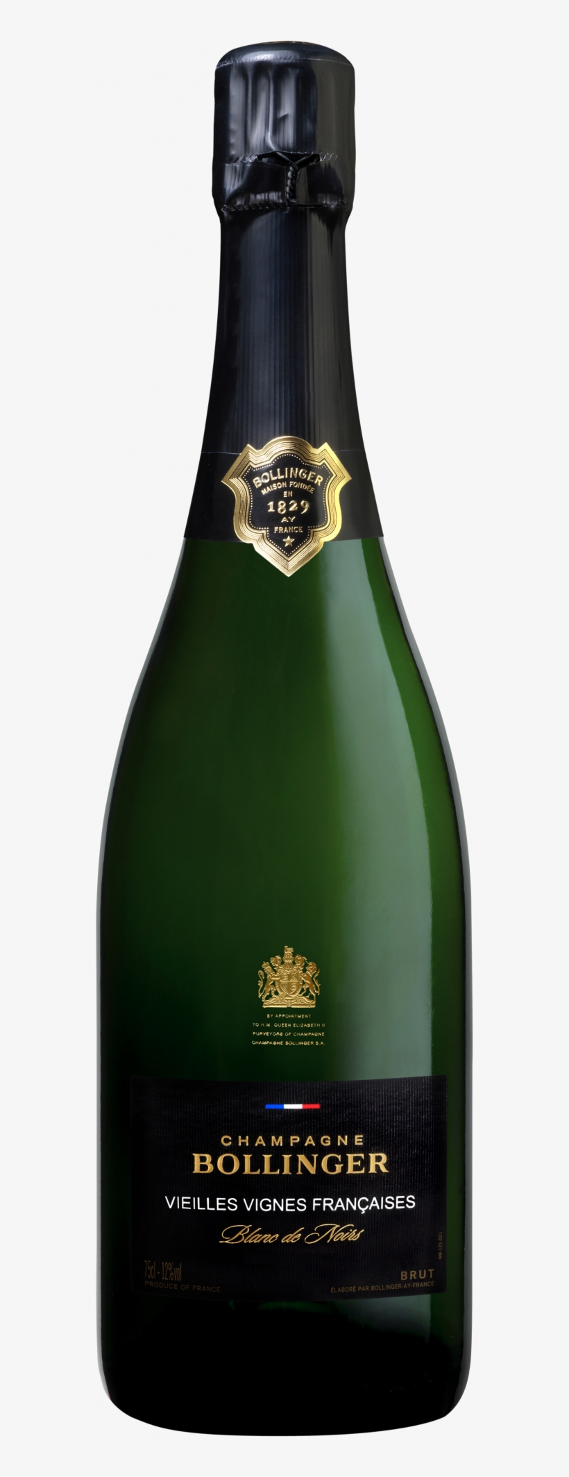 Champagne Bollinger Vieilles Vignes Françaises Bottle, transparent png download