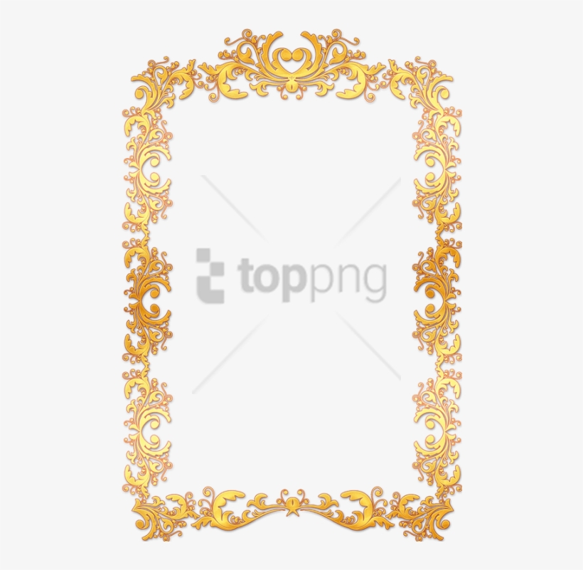 Free Png Download Modern Vintage Vintage Border Png - Gold Vintage Frame Png, transparent png download