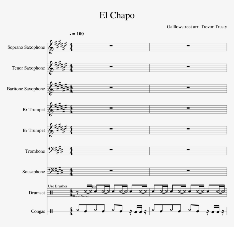 Rhino - Korok Forest Piano Sheet Music, transparent png download
