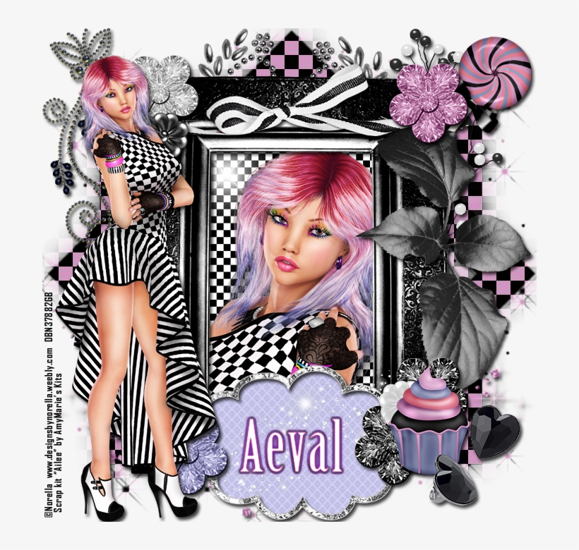 Ct Tags Featuring "ailee" And Matching Kit - Illustration, transparent png download