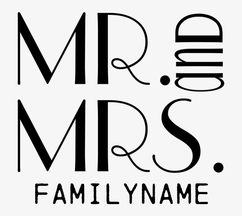 Favorite - Personalized Mr - Mrs - Yard Sign, transparent png download