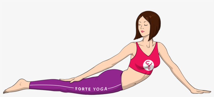 Revolved Pose Forte - Cobra Twist Yoga Pose, transparent png download