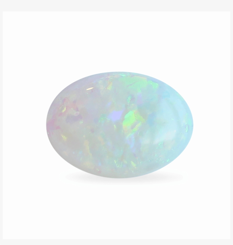 0 53 Opal White Oval Front 219ed81f 93fc 40bf Baf1 - Opal, transparent png download