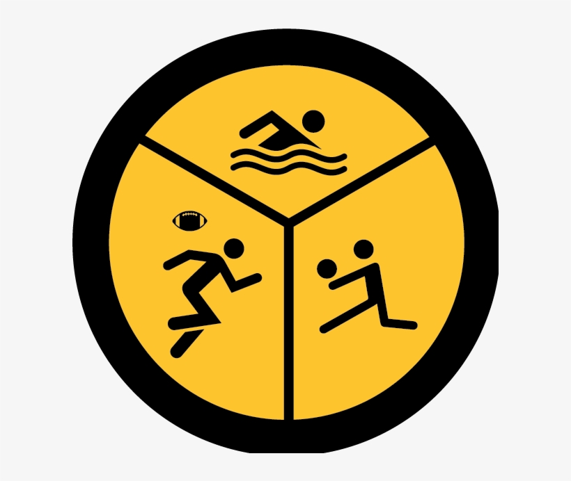 Swimming, Volleyball, Football - Ironman Triathlon, transparent png download