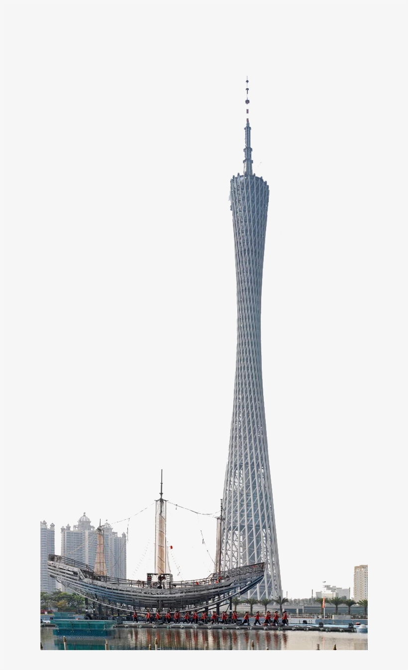 Landmark Landmarks Guangzhou Architecture Free Hd Image - Canton Tower Png, transparent png download