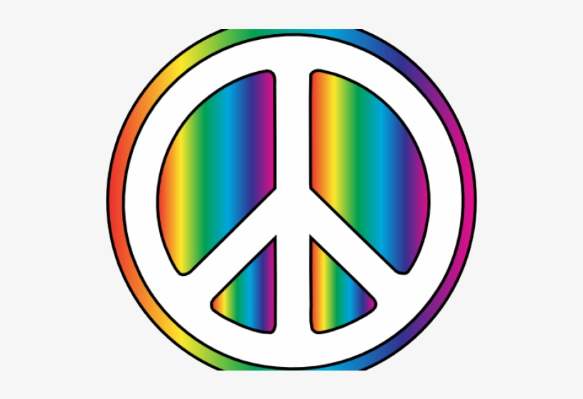 Peace Sign Clipart Protest - Peace Symbol, transparent png download