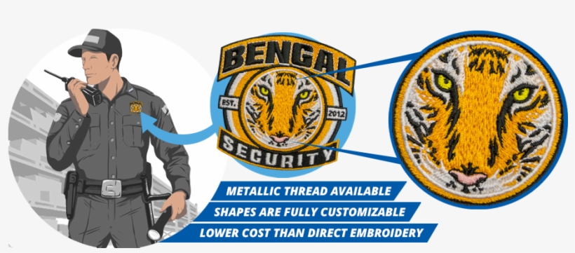 Embroidered Patches - Emblem, transparent png download