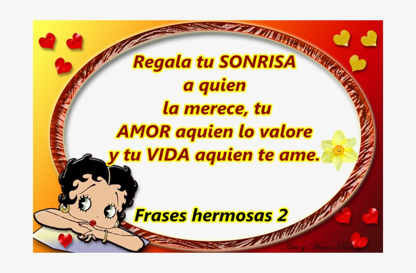 Regala Tu Sonrisa - Betty Boop, transparent png download