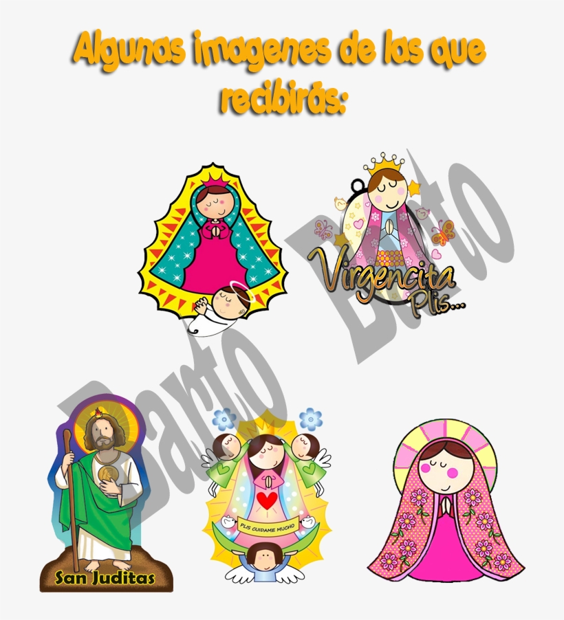 Kit Virgencitas Angelitos Y Santitos Imagenes Para - Photobucket, transparent png download