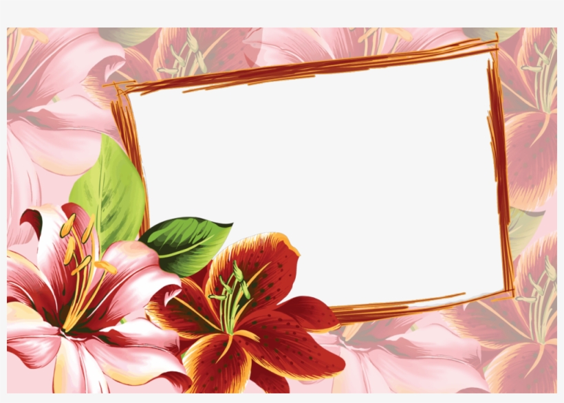Frame 556 Copiar - Flower Frame Design Png, transparent png download