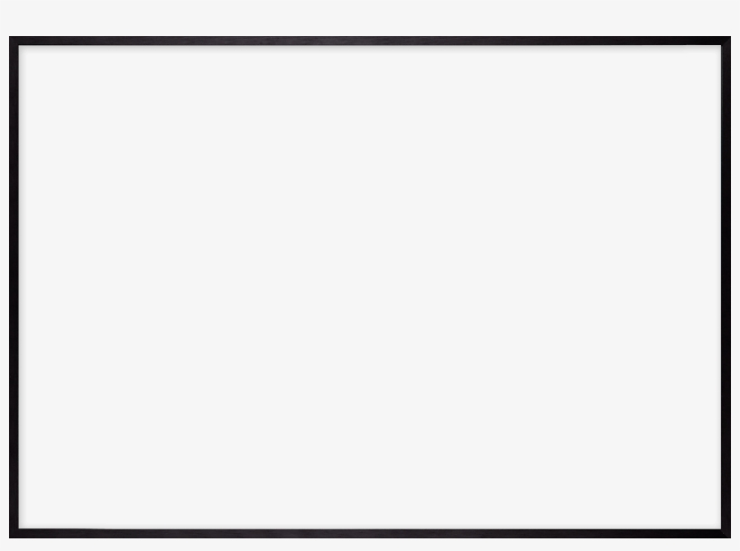 Picture Frame Black - Parallel, transparent png download