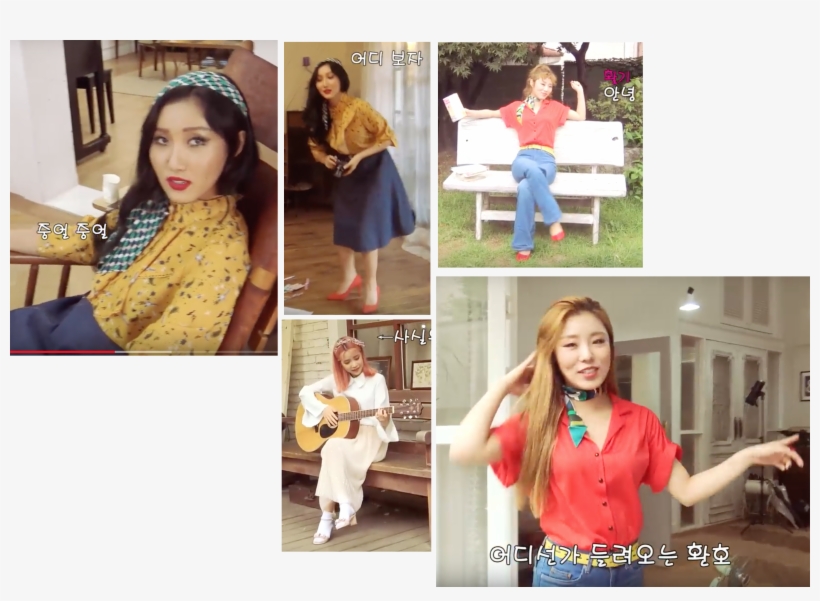 Some Of Mamamoo's Outfits From The Behind The Scenes - Girl, transparent png download