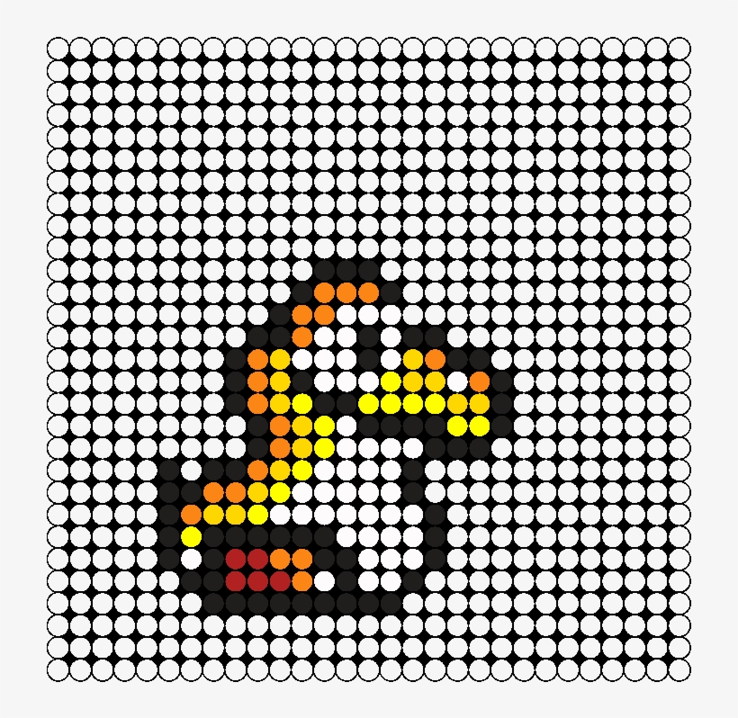 Yoshijaune - Easy Cat Perler Beads, transparent png download
