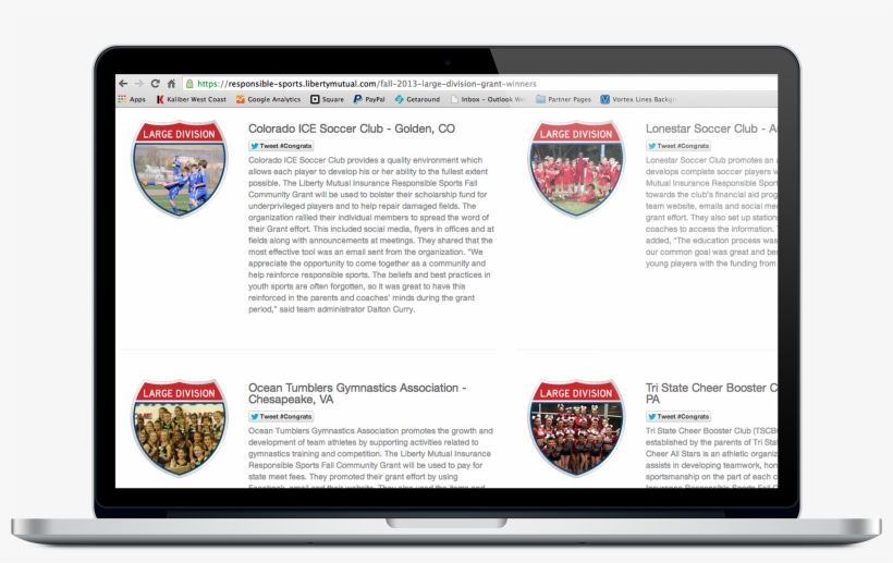 Fall Grant 2013 Winners Graphics - Web Design, transparent png download