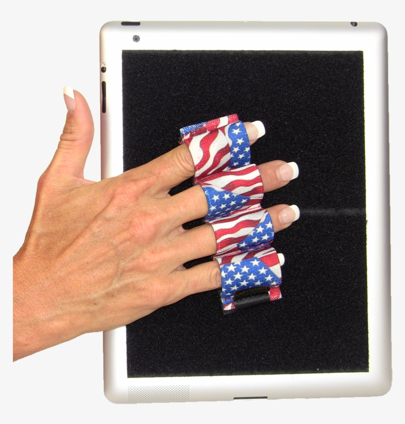 Heavy Duty 4-loop Grip For Ipad Or Large Tablet - Tablet Computer, transparent png download