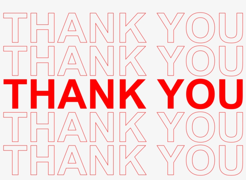 Thank You - Thank You Thank You Thank, transparent png download