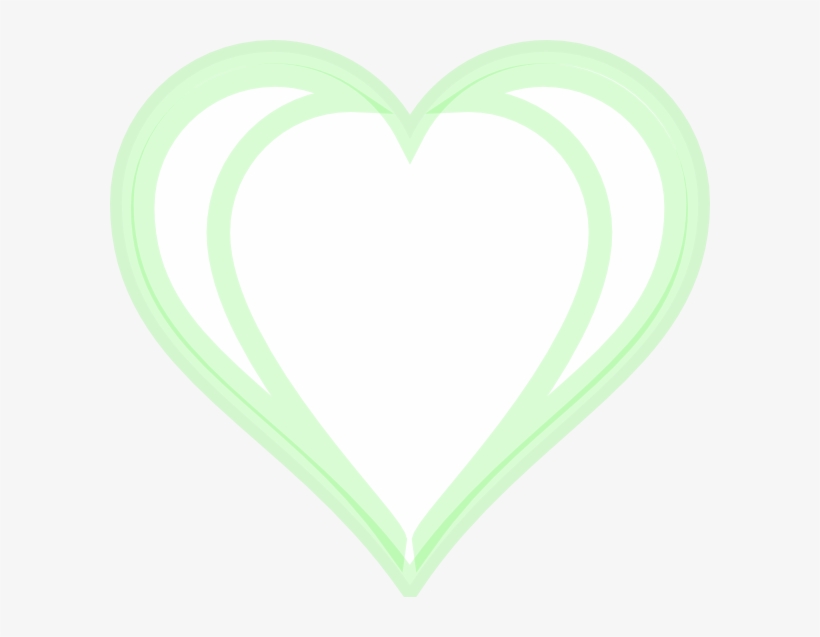 Heart Green Layered Png, transparent png download