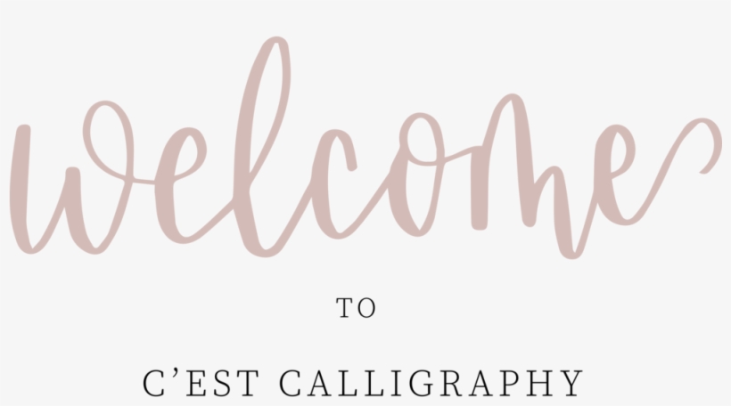 Welcome - Calligraphy, transparent png download