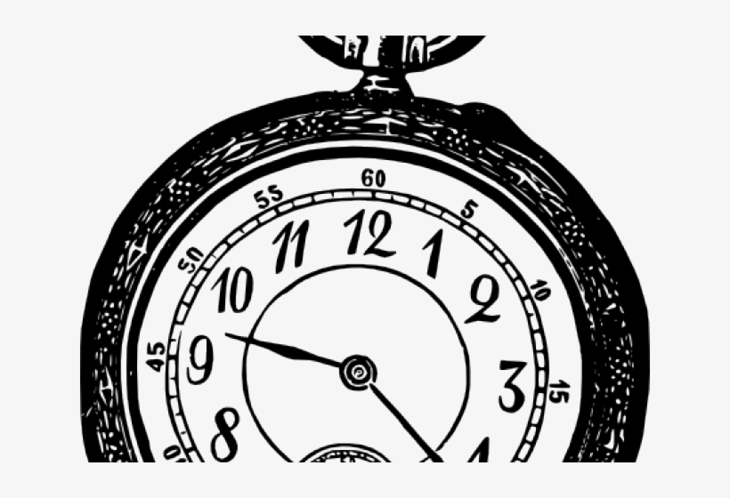 Watch Clipart Vector Png - Pocket Watch, transparent png download