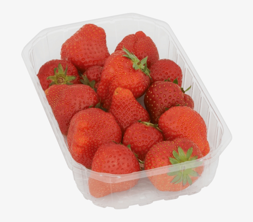 Strawberry - Punnet Of Strawberries Png, transparent png download