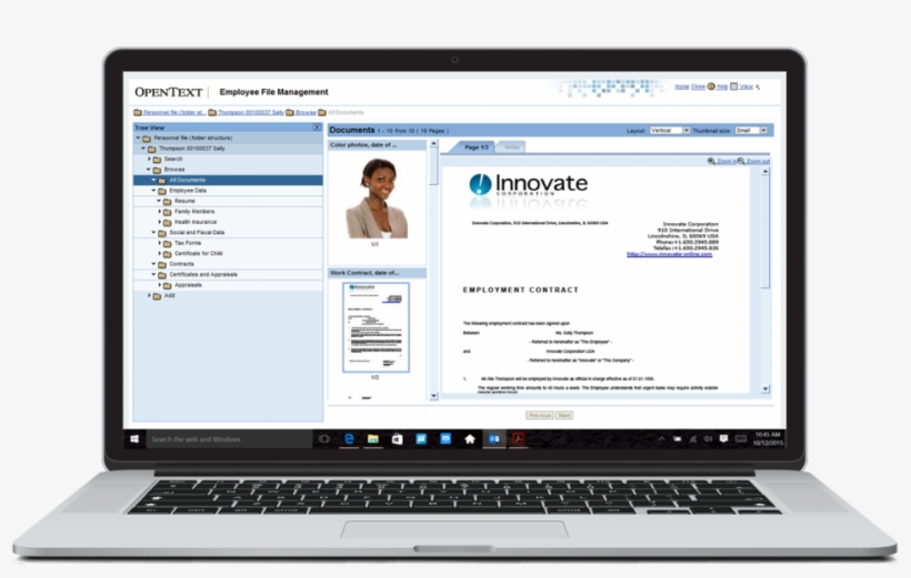 Sap Employee File Management & Successfactors - Netbook, transparent png download