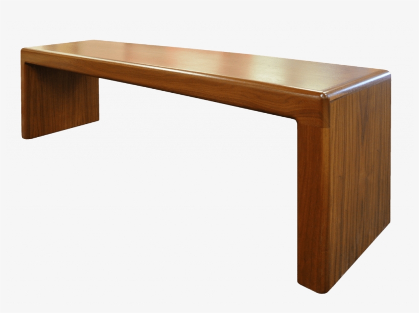 Waterfall Wooden Bench - Coffee Table, transparent png download