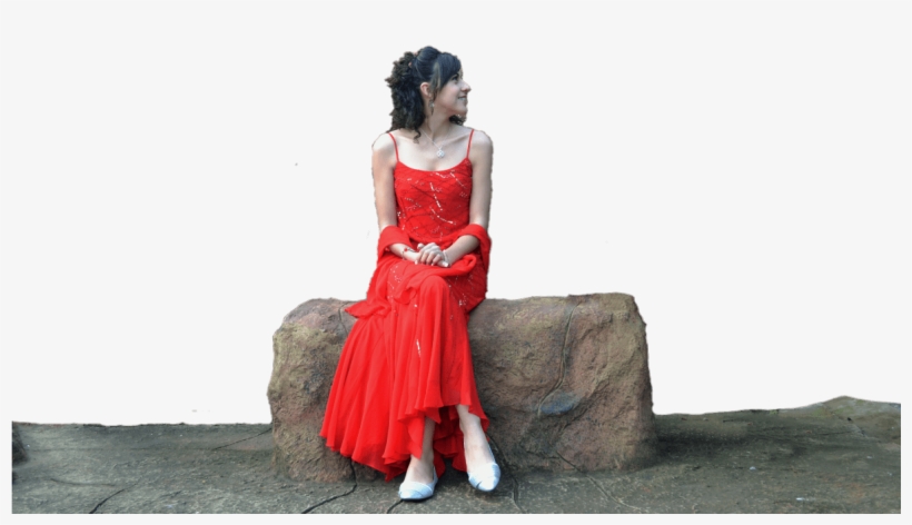 Girl Png - Sitting, transparent png download