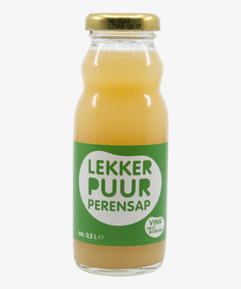 Nice & Pure 100% Pear Juice - Glass Bottle, transparent png download