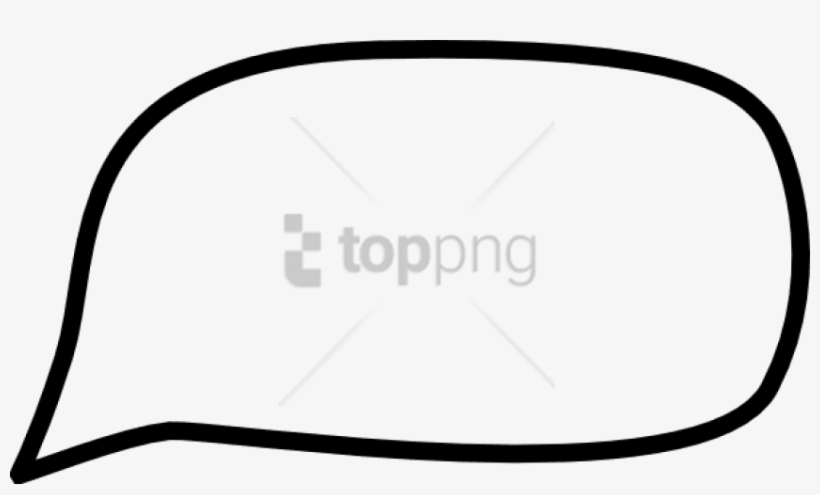 Free Png Speech Bubble Simple Bw Png Image With Transparent, transparent png download