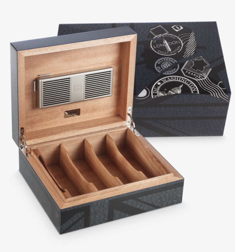 Davidoff Winston Churchill Humidors - Earrings, transparent png download
