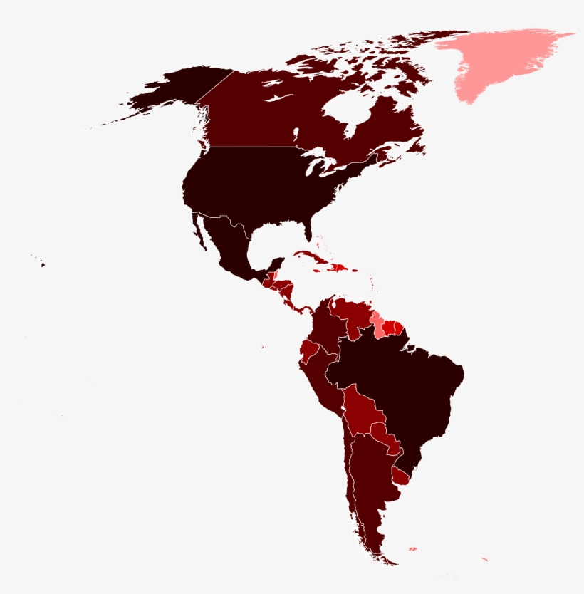H1n1 America Map By Confirmed Cases - Argentina Monthly Median Salary, transparent png download