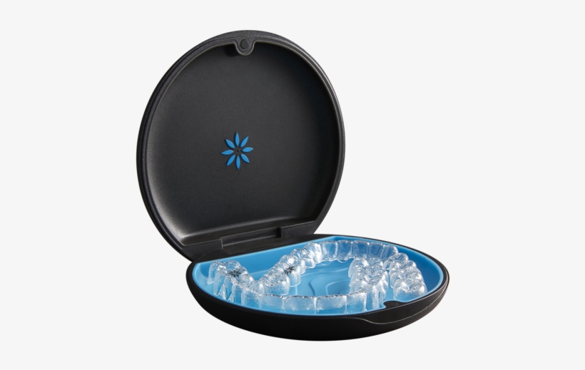 Open Aligner Case With Invisalign Aligners 1 10 2019 - Electronics, transparent png download