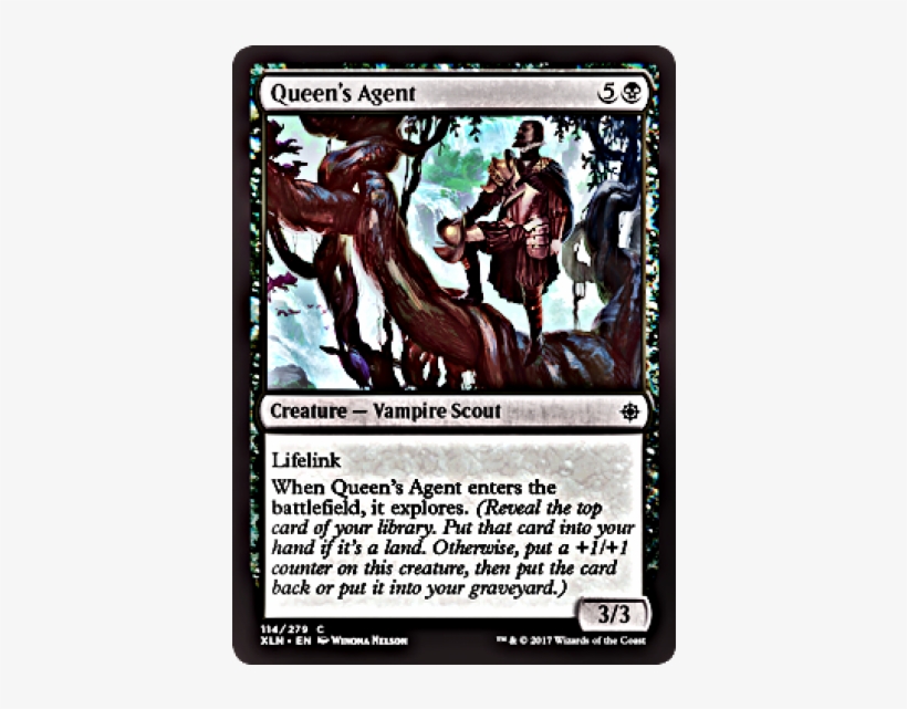 Queen's Agent Foil - Magic: The Gathering, transparent png download