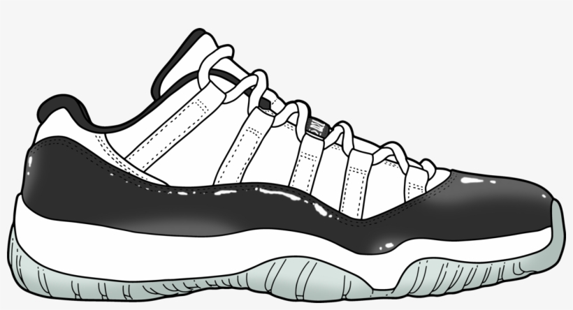 Air Jordan 11 Low “concords” - Sneakers, transparent png download