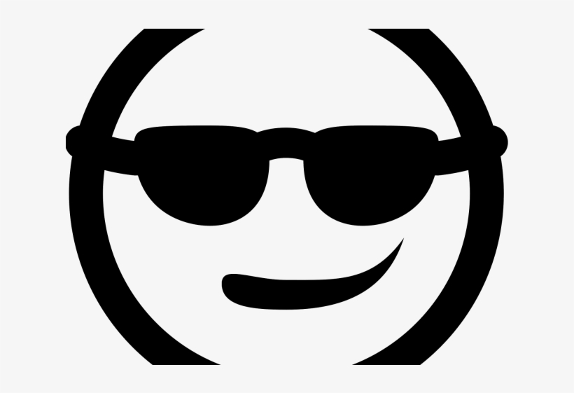 Sunglasses Emoji Clipart Single - Logos Cool, transparent png download