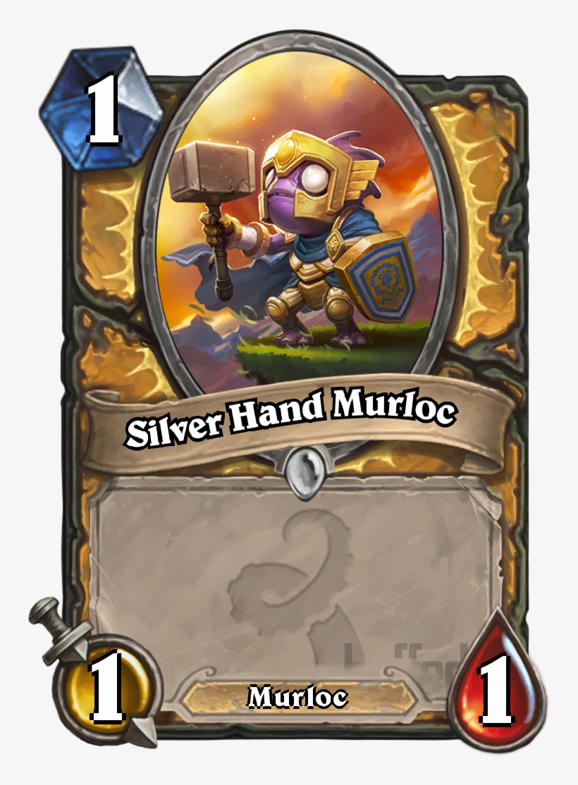 Silver Hand Murloc - Glow Tron Hearthstone, transparent png download