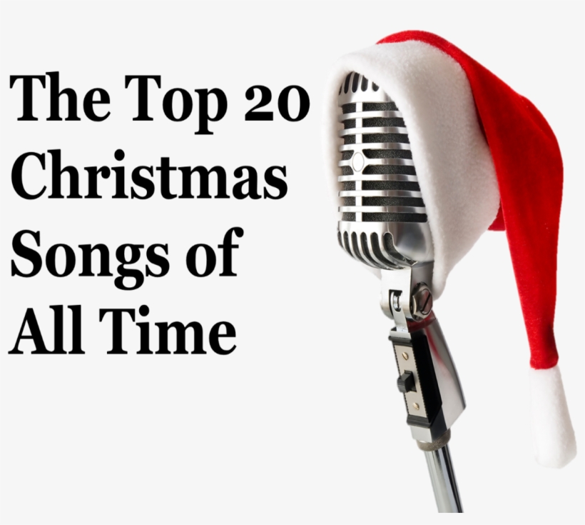 Top 20 Christmas Songs Of All Time - Christmas Microphone Transparent, transparent png download