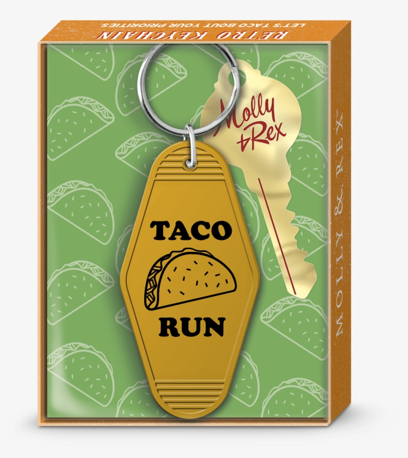 Taco Run Keychain - Keychain, transparent png download