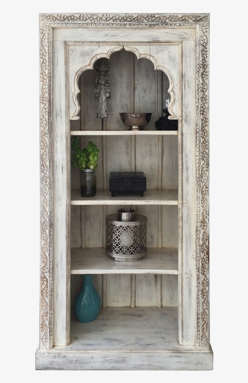Moroccan Bookcase - Bookshelf Moroccan, transparent png download