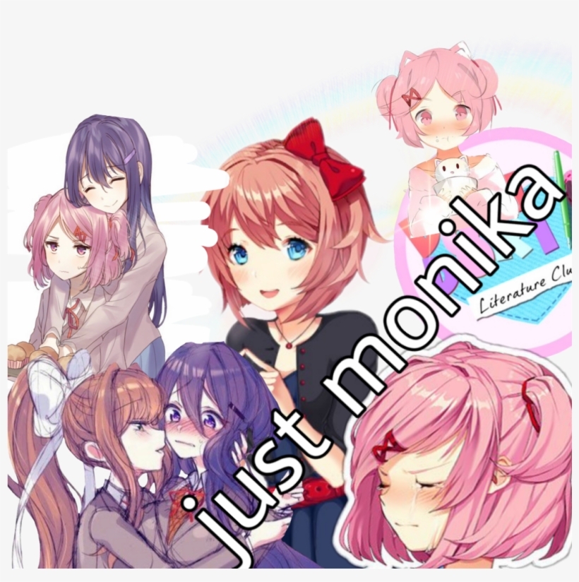 Ddlc Sticker - Cartoon, transparent png download