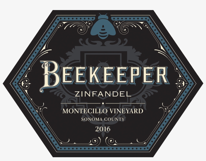 Beekeeper Cellars, Zinfandel, Montecillo Vineyard, - Illustration, transparent png download