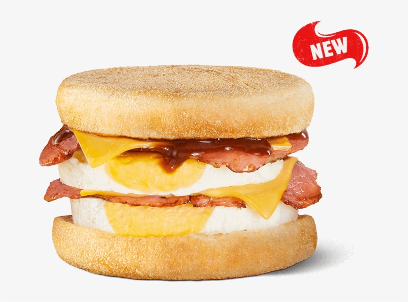 Double Bacon & Egg - Cheeseburger, transparent png download